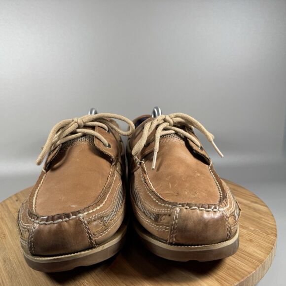 Timberland‎ Men's Sz 10.5 M Brown Loafers Boat Slip On Shoes - Picture 2 of 8